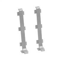 Соединитель алюминий для ал. плинтуса 100 мм